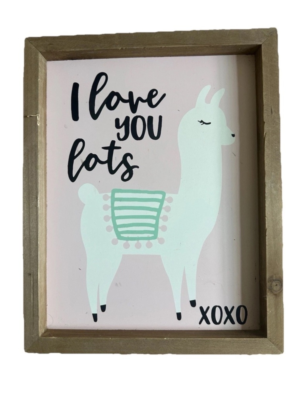 Hobby Lobby Pink Llama Wall Art